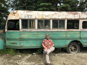 The best thing between Fairbanks and Denali is the replica magic bus featured in Into the Wild. (Cheryl Welch | Travel Beat)