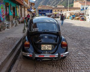 The cobblestone square of Pisac is filled with merchants and craftspeople who descend into the village each morning from the mountains to set up shop. (Kevin Kaiser | Travel Beat Magazine)