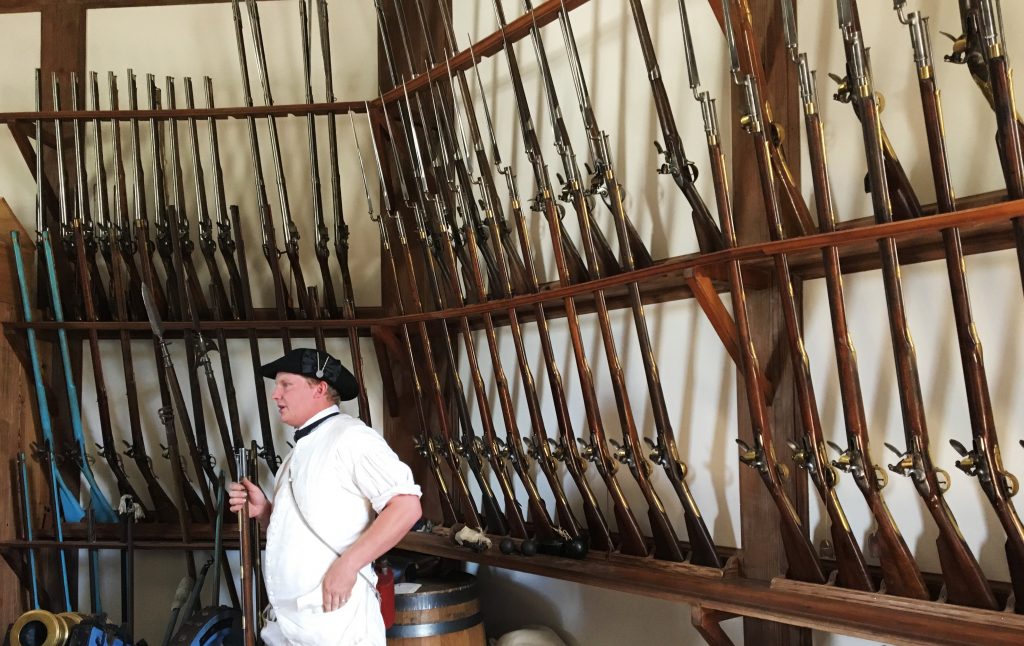 Get into the patriot spirit by learning about the weaponry of the day. (Kevin Kaiser | Travel Beat Magazine)